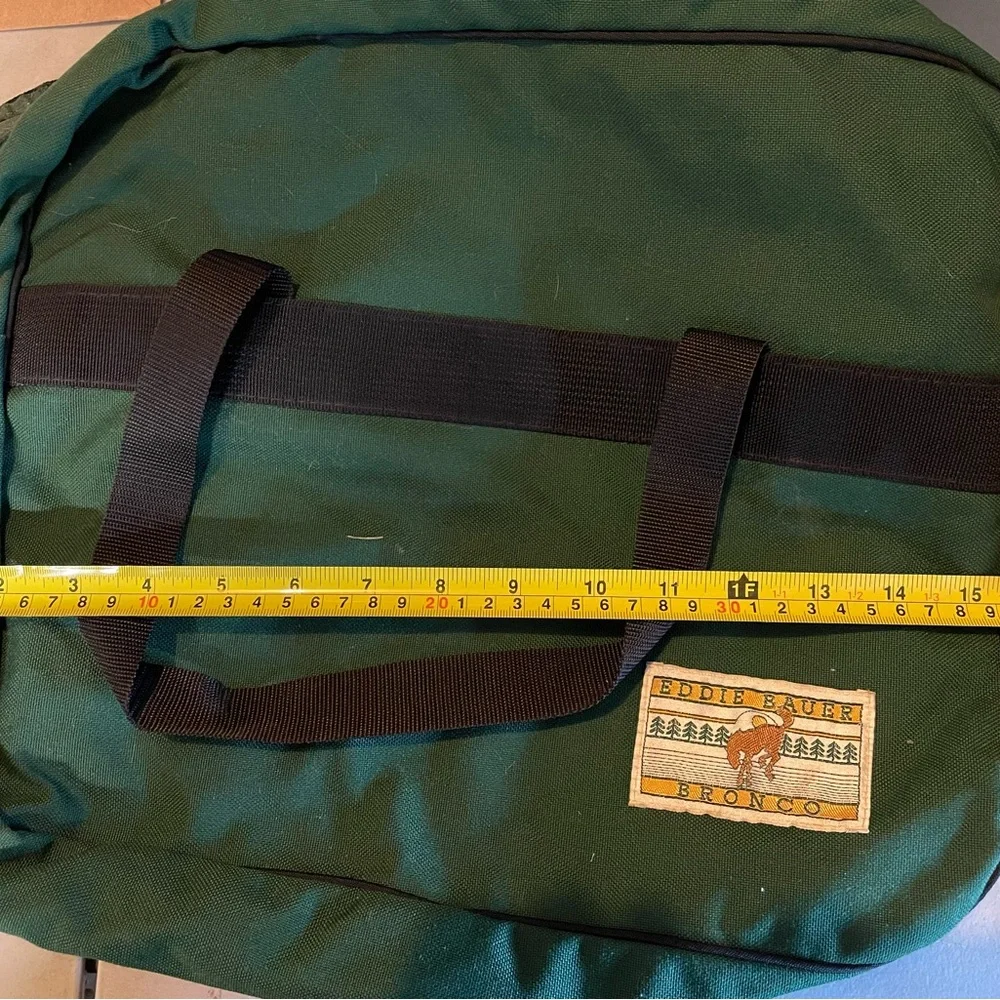 Vintage Eddie Bauer Bag Computer Bag Green